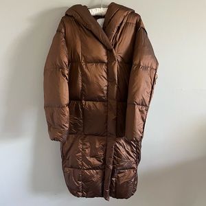 Sosken Studios Bronze Janis Down Puffer Coat